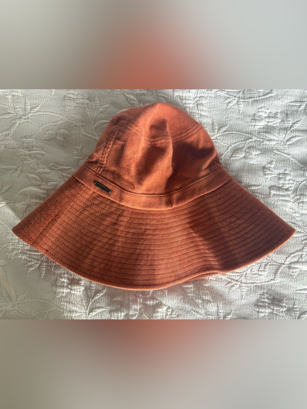 Billabong Corduroy Bucket Hat in Burnt Orange